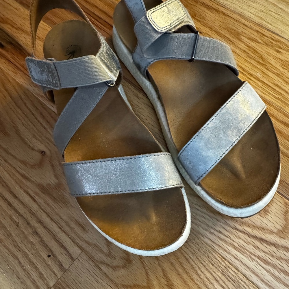OTBT Silver Women Sandals